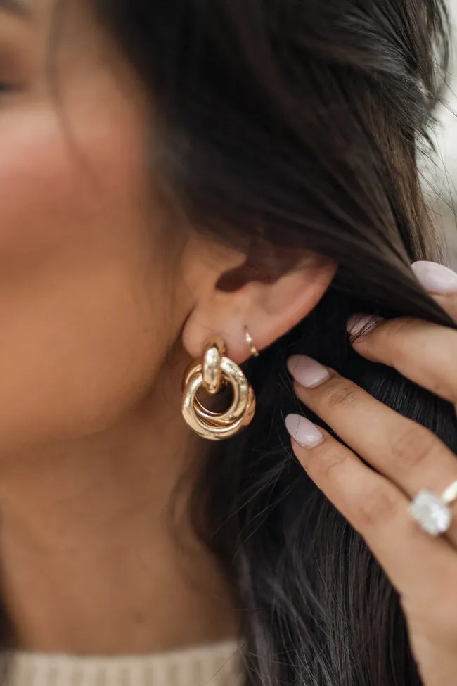 Gold Twist Studs sold by Pink Lily product image thumbnail 2