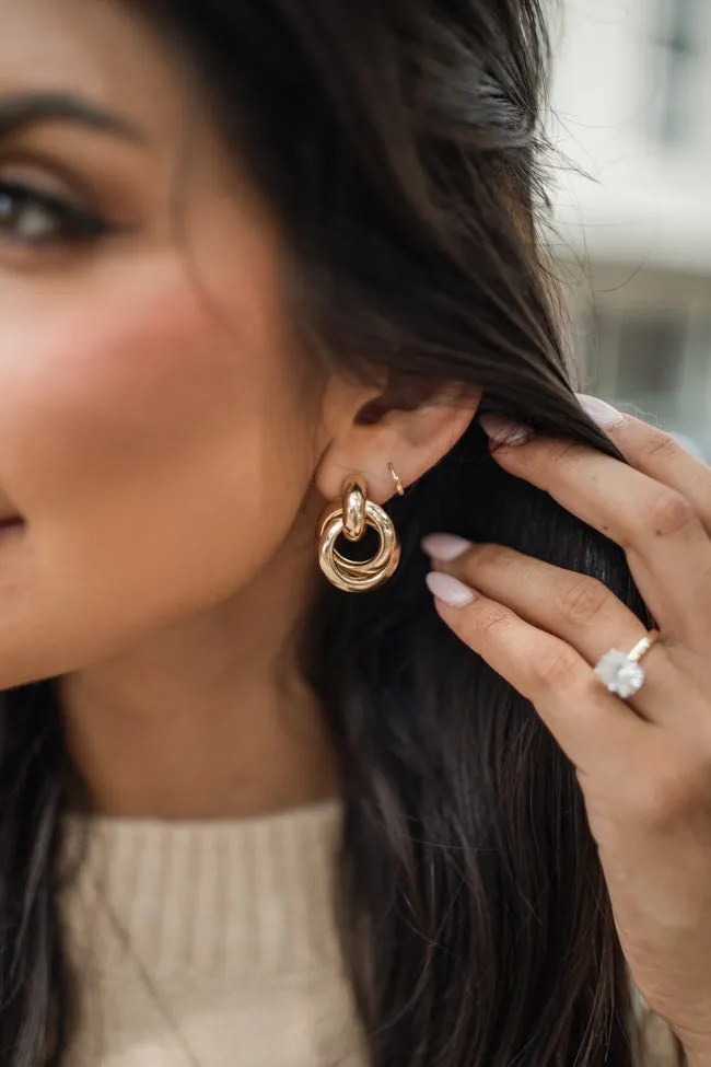 Gold Twist Studs sold by Pink Lily product image thumbnail 3