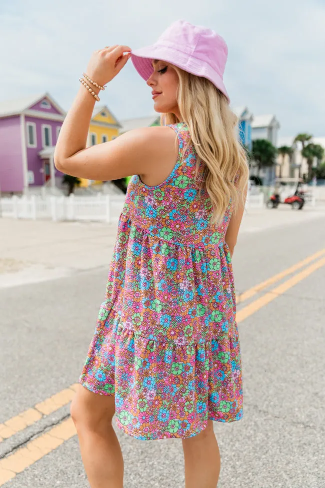 Just Thinking About You Retro Floral Dress FINAL SALE sold by Pink Lily product image thumbnail 3