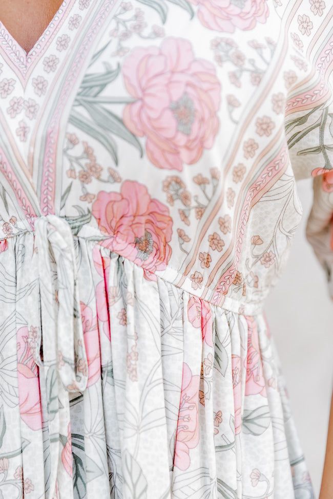 Don't Leave Sage Floral Mini Dress sold by Pink Lily product image thumbnail 5