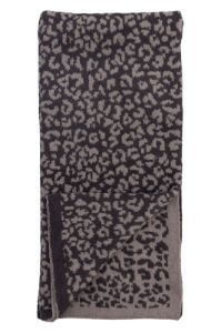 Make Me Believe Dark Grey Small Leopard Print Blanket sold by Pink Lily