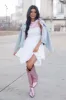 Small Town Roots White Woven Dress SALE sold by Pink Lily