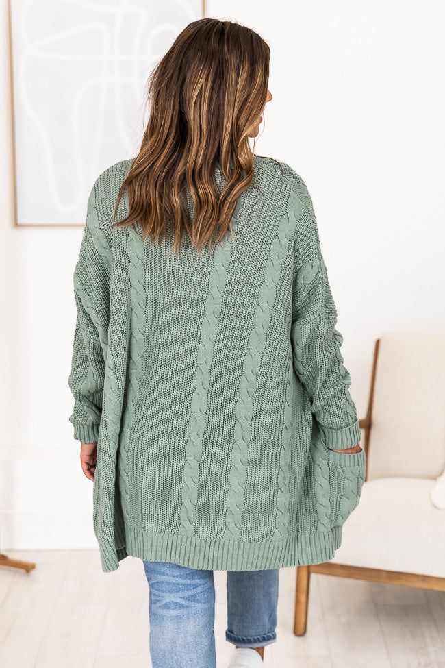 Won't Change My Heart Sage Cardigan sold by Pink Lily product image thumbnail 7