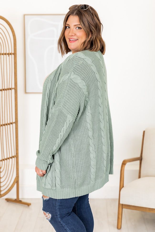 Won't Change My Heart Sage Cardigan sold by Pink Lily product image thumbnail 10