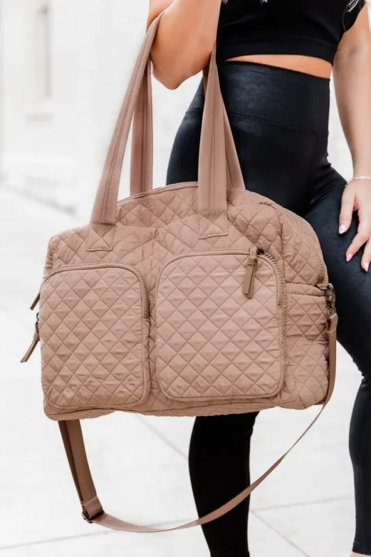 Light Brown Weekender - Jen Reed x Pink Lily sold by Pink Lily