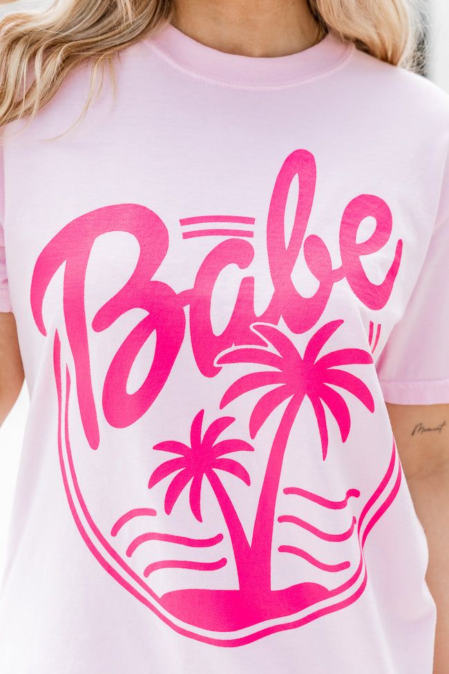 Babe Malibu Blossom Comfort Color Graphic Tee sold by Pink Lily product image thumbnail 3