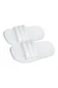 Sofia White Puff Platform Slides FINAL SALE sold by Pink Lily