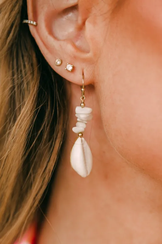 Dangle Shell Earrings FINAL SALE sold by Pink Lily