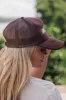 Cowgirl Brown Trucker Hat sold by Pink Lily