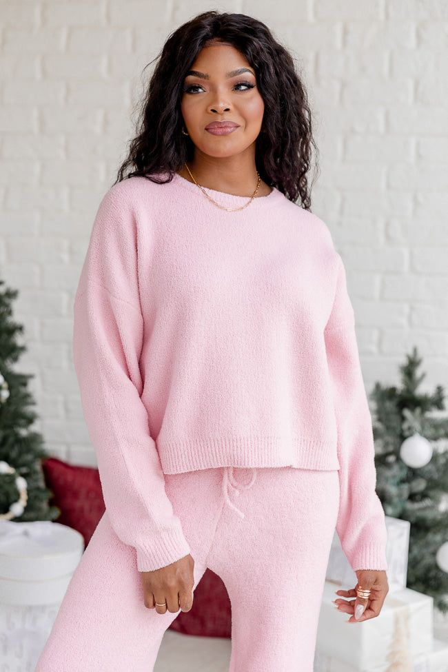 Movies And Chill Fuzzy Pink Lounge Top FINAL SALE sold by Pink Lily product image thumbnail 3