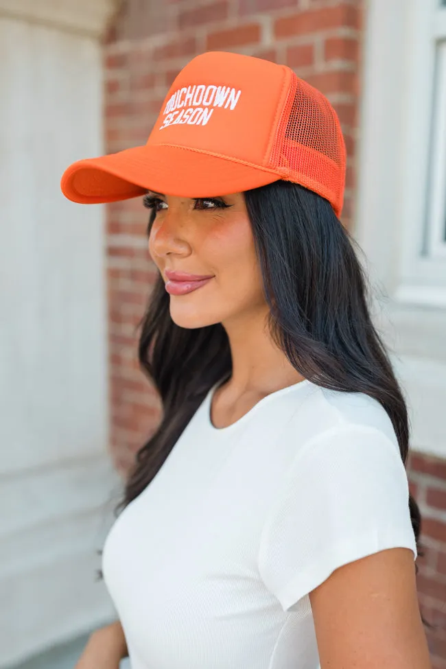 Touchdown Season Orange Trucker Hat sold by Pink Lily product image thumbnail 3