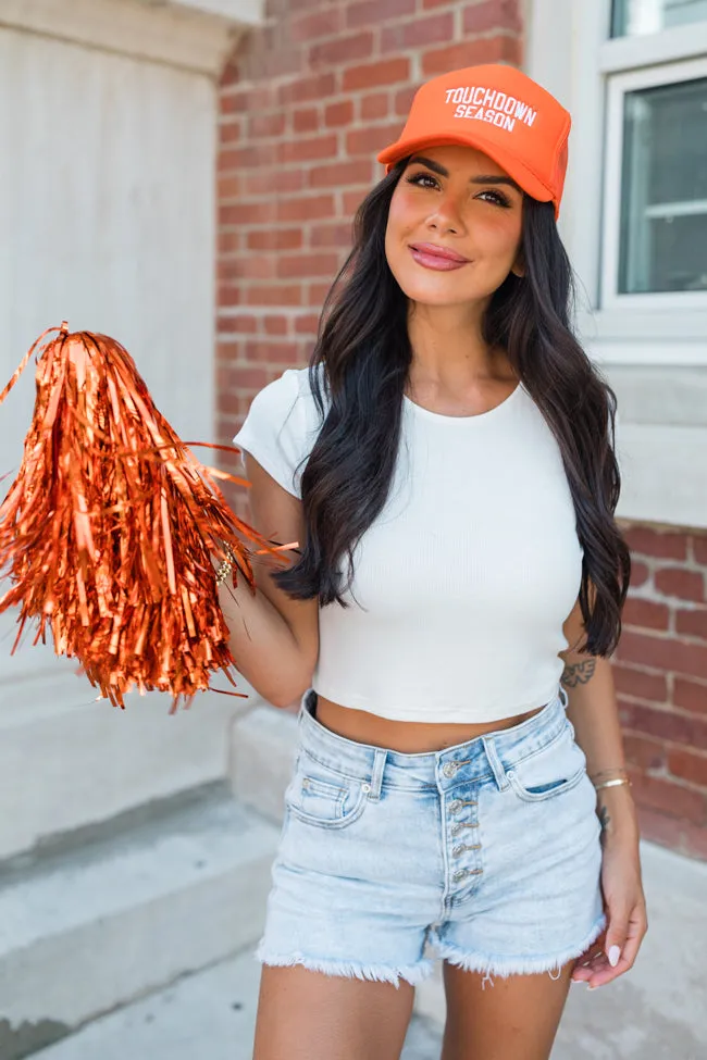 Touchdown Season Orange Trucker Hat sold by Pink Lily product image thumbnail 2