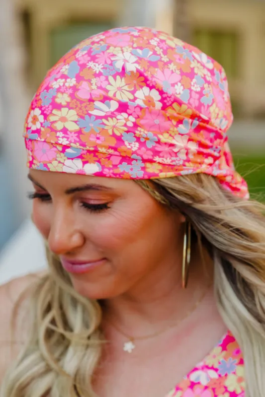 Keep It Cool Floral Headscarf sold by Pink Lily