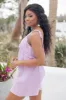 Radiant Rays Lilac Tie Shoulder Romper FINAL SALE sold by Pink Lily