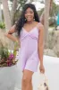 Radiant Rays Lilac Tie Shoulder Romper FINAL SALE sold by Pink Lily