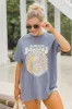 It's All About Balance Grey Oversized Graphic Tee sold by Pink Lily