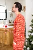 Mens Home For The Holidays Red Christmas Print Pajama Top FINAL SALE sold by Pink Lily
