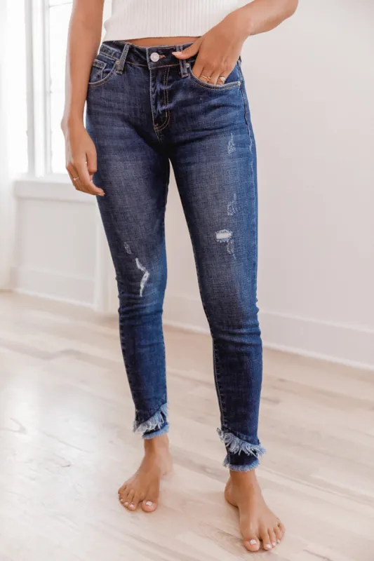 Jamie Skinny Jeans Dark Wash FINAL SALE made by Pink Lily