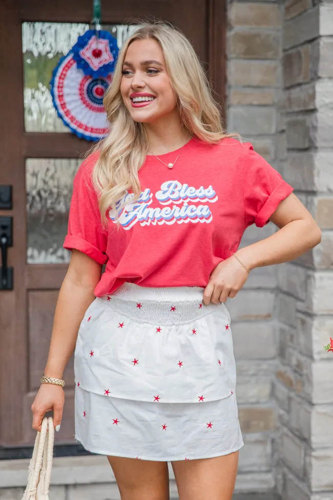 God Bless America Graphic Vintage Red Tee SALE sold by Pink Lily product image thumbnail 4