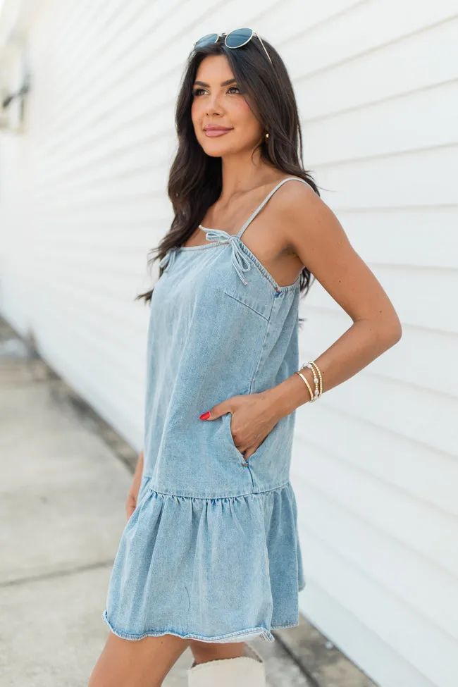 A World Like That Denim Shift Dress SALE sold by Pink Lily product image thumbnail 3