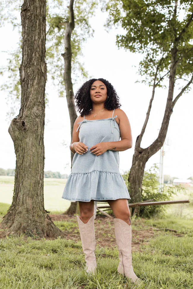 A World Like That Denim Shift Dress SALE sold by Pink Lily product image thumbnail 5