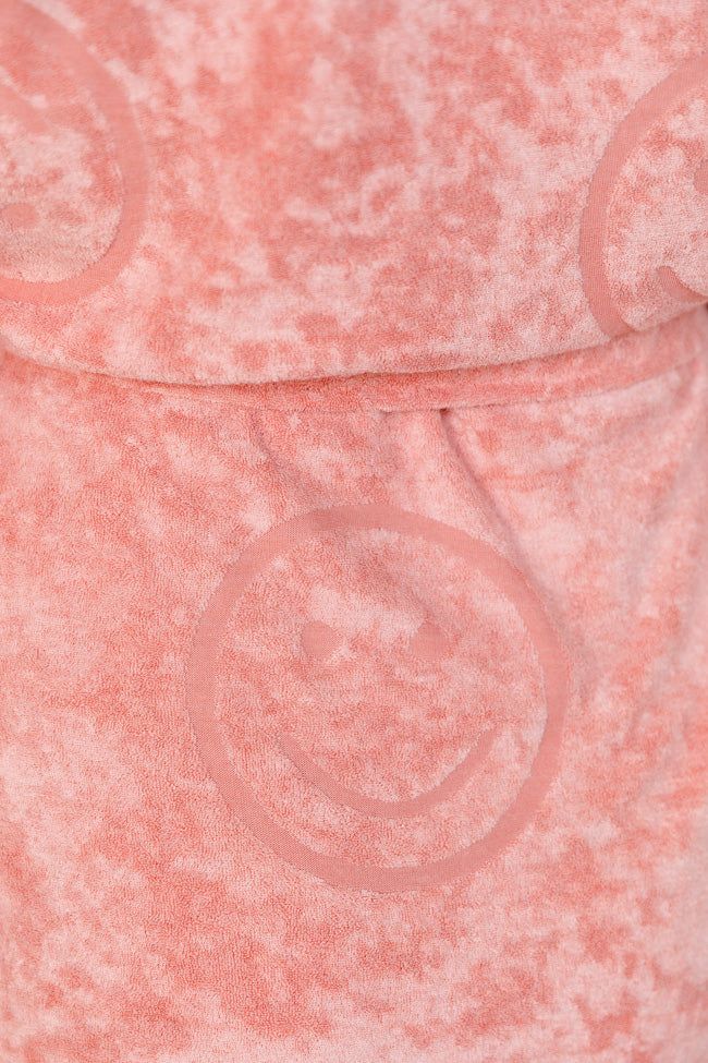 Cozy And Kind Coral French Terry Robe sold by Pink Lily product image thumbnail 3
