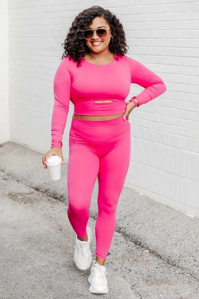 Raise The Standard Magenta Active Leggings FINAL SALE sold by Pink Lily product image thumbnail 5