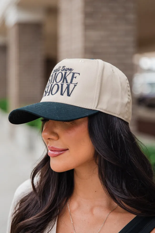 Small Town Smoke Show Black and Khaki Trucker Hat sold by Pink Lily product image thumbnail 3