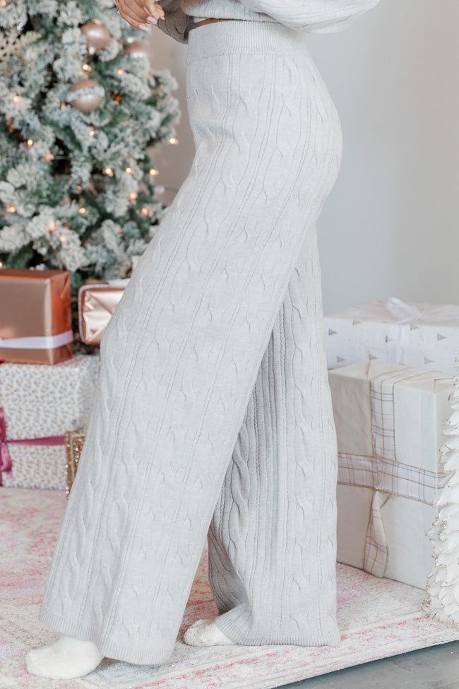 Forever Winter Cable Knit Lounge Pants DOORBUSTER sold by Pink Lily product image thumbnail 3