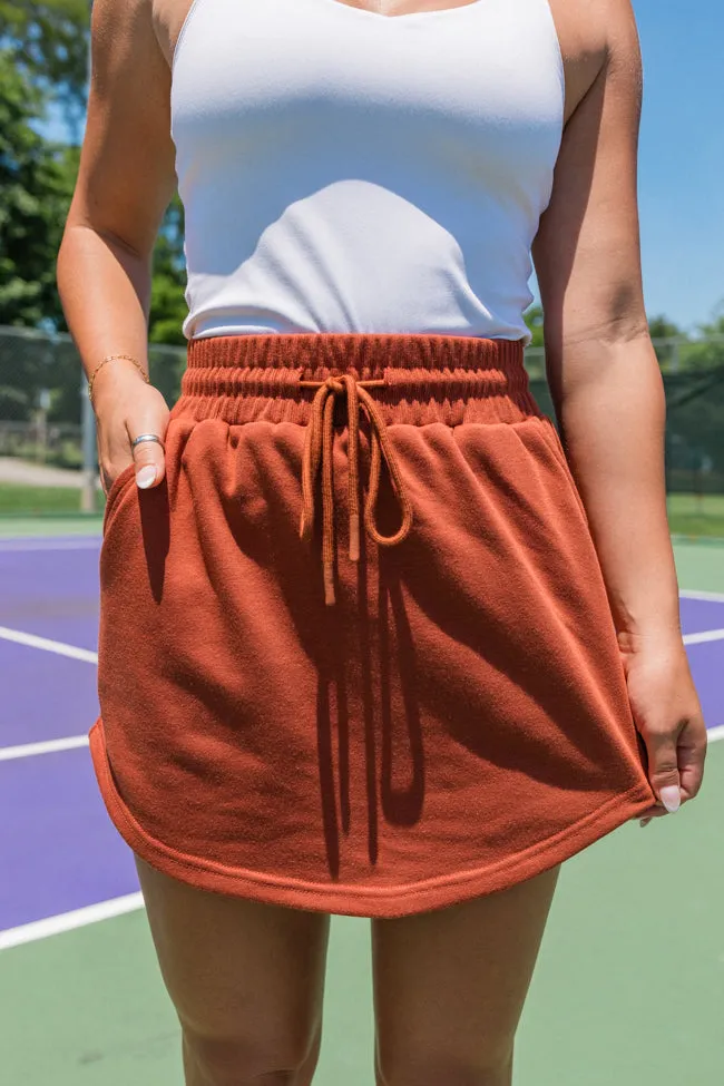 Tried It All Brown Knit Skort FINAL SALE sold by Pink Lily