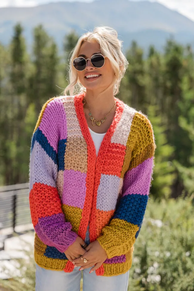Still Deciding Multi Color Block Cardigan FINAL SALE sold by Pink Lily product image thumbnail 3