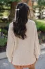 Wide Open Spaces Beige Chenille Cable Knit Oversized Sweater FINAL SALE sold by Pink Lily