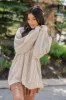 Wide Open Spaces Beige Chenille Cable Knit Oversized Sweater FINAL SALE sold by Pink Lily