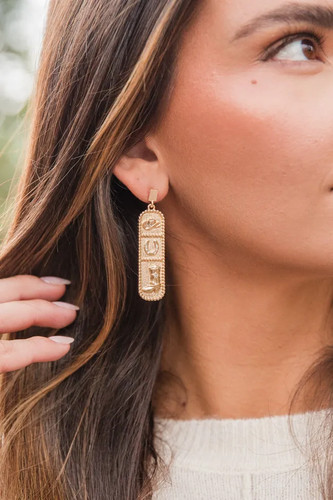 Western Charm Earrings FINAL SALE sold by Pink Lily product image thumbnail 2