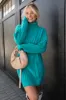 All Yours Teal Turtle Neck Dress sold by Pink Lily