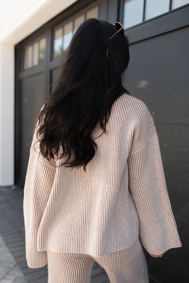 This Time Around Thick Ribbed Taupe Cardigan sold by Pink Lily product image thumbnail 5