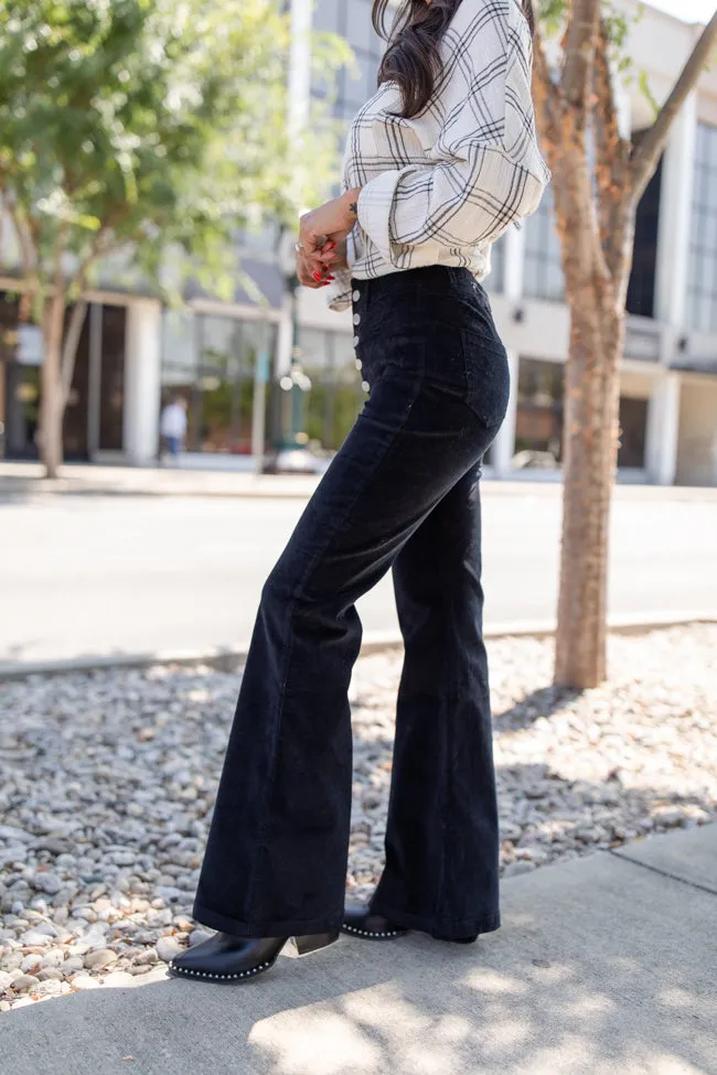 I Can't Forget Black Button Fly Corduroy Pants sold by Pink Lily product image thumbnail 4