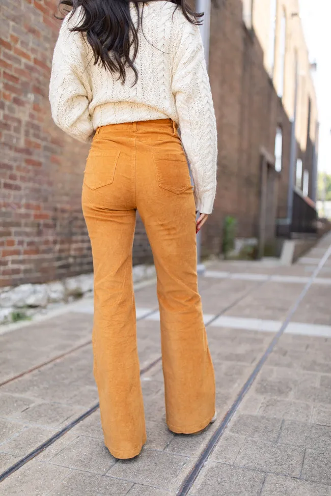 I Can't Forget Camel Button Fly Corduroy Pants FINAL SALE sold by Pink Lily product image thumbnail 5