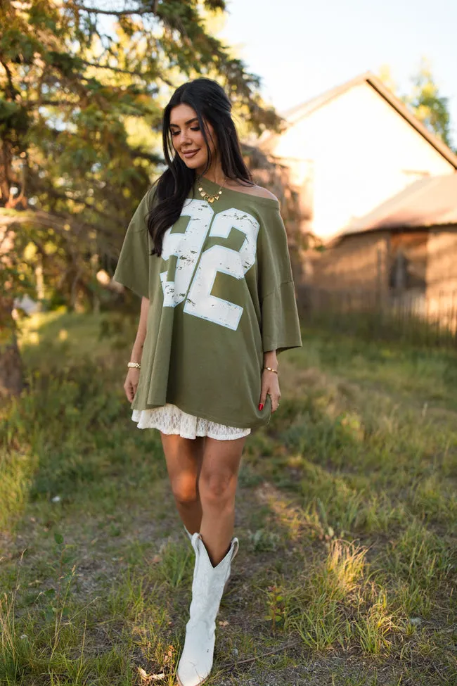 92 Moss Hyfve Oversized Graphic Tee sold by Pink Lily