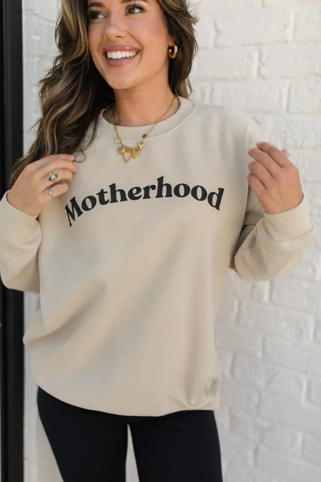 Motherhood Cream Graphic Sweatshirt sold by Pink Lily product image thumbnail 2