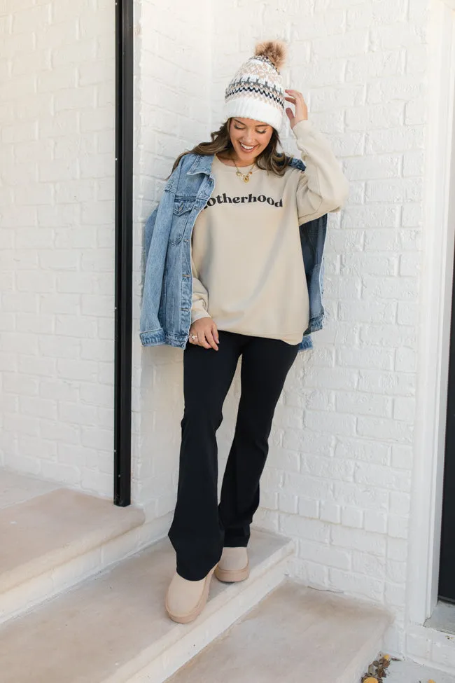 Motherhood Cream Graphic Sweatshirt sold by Pink Lily product image thumbnail 3