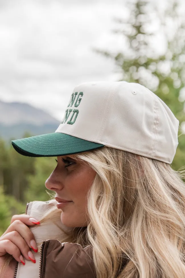 Long Weekend Dark Green and Khaki Trucker Hat sold by Pink Lily product image thumbnail 4