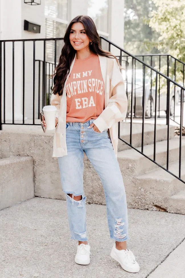 In My Pumpkin Spice Era Rust Graphic Tee sold by Pink Lily product image thumbnail 2