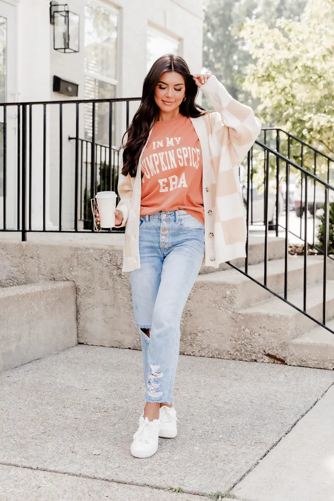 In My Pumpkin Spice Era Rust Graphic Tee sold by Pink Lily product image thumbnail 4