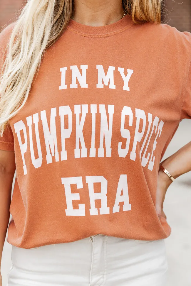 In My Pumpkin Spice Era Rust Graphic Tee sold by Pink Lily product image thumbnail 3