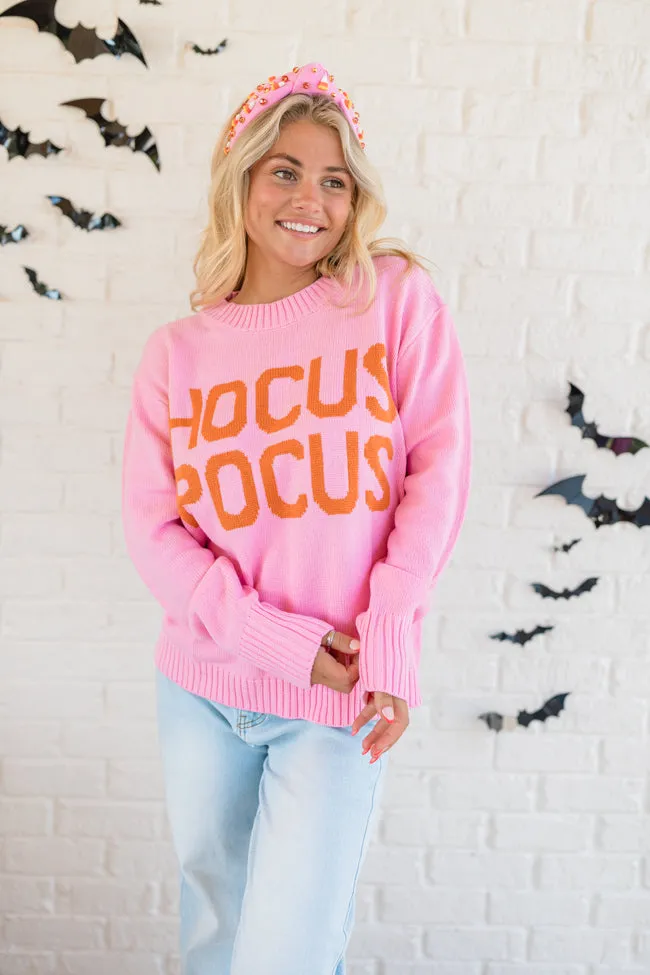 Spell On You Pink and Orange Hocus Pocus Sweater sold by Pink Lily product image thumbnail 4