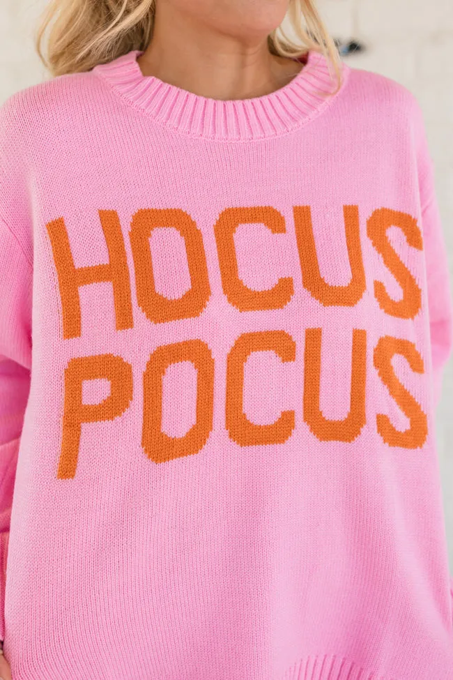 Spell On You Pink and Orange Hocus Pocus Sweater sold by Pink Lily product image thumbnail 3