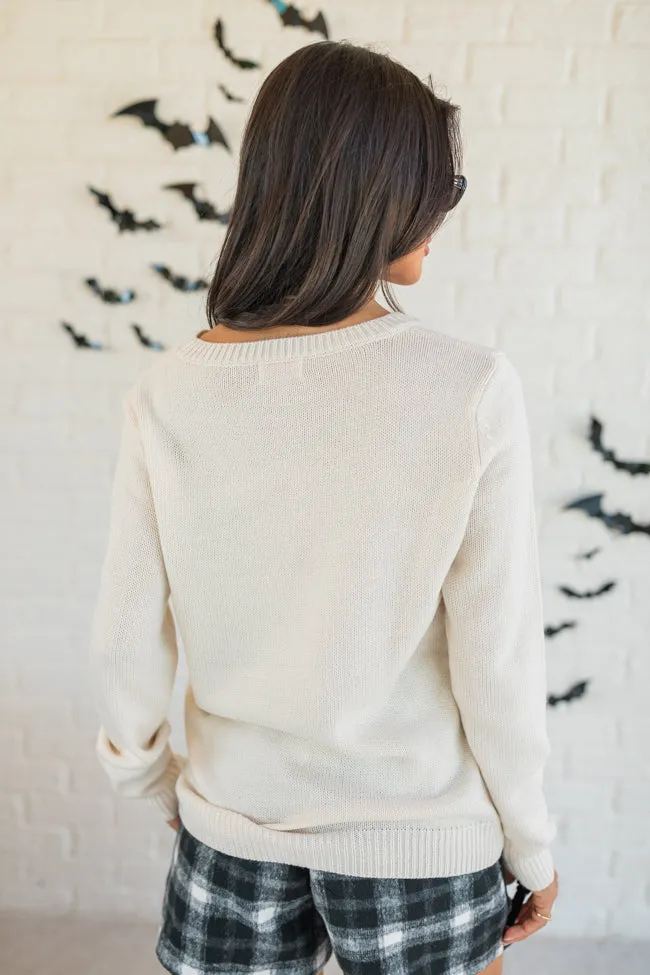 Bad To The Bone Stone Skull Sweater FINAL SALE sold by Pink Lily product image thumbnail 5