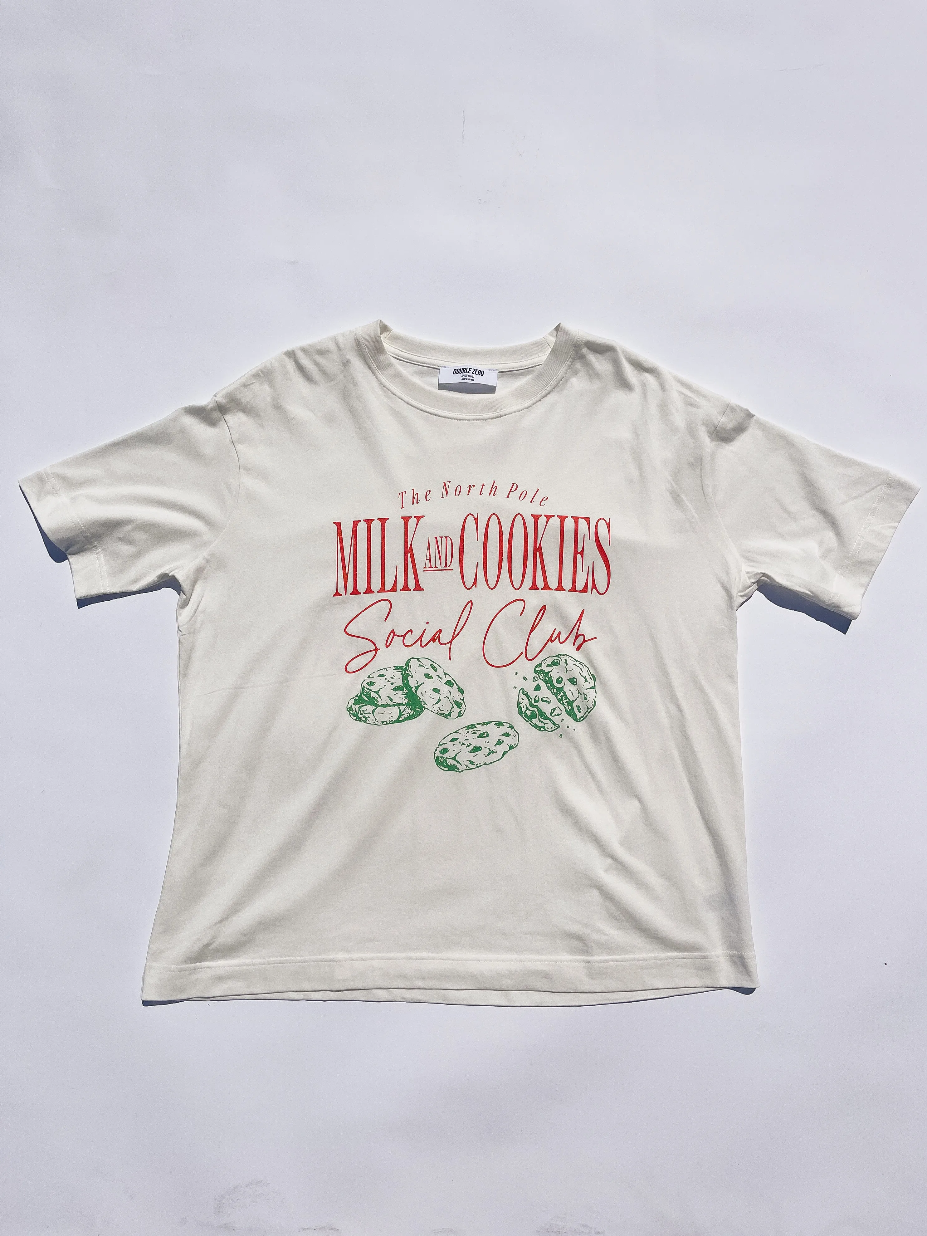 Milk and Cookies Cream Oversized Graphic Tee sold by Pink Lily