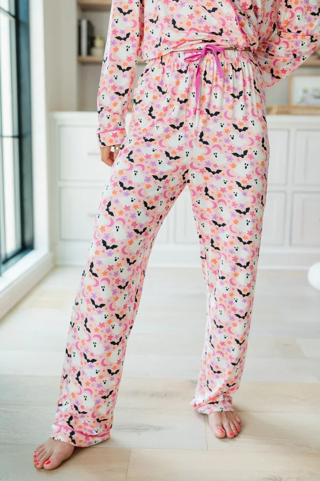 Under The Stars In Haunted Honey Pajama Bamboo Pants FINAL SALE sold by Pink Lily